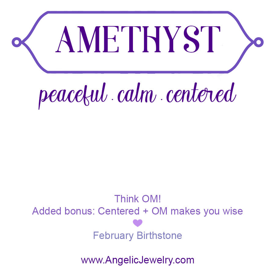 Sage: Amethyst Stretch Bracelet