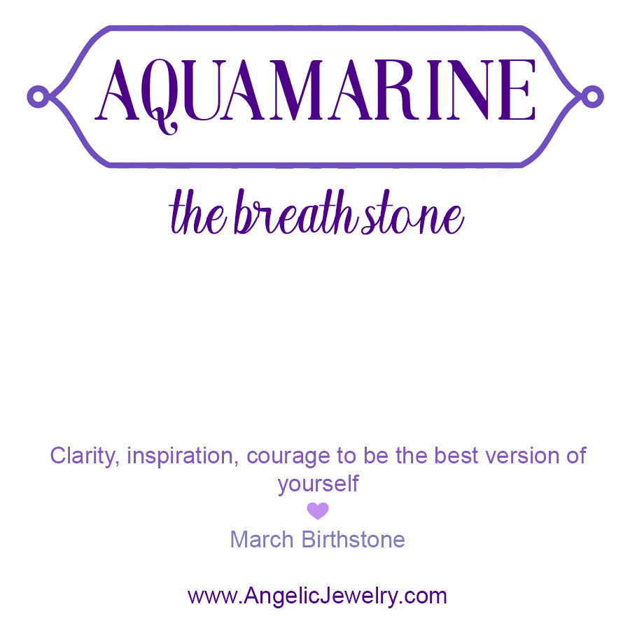 Chamomile: Aquamarine Necklace - n573