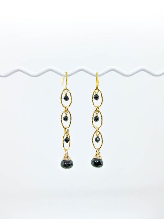 Lilac: Onyx Earrings