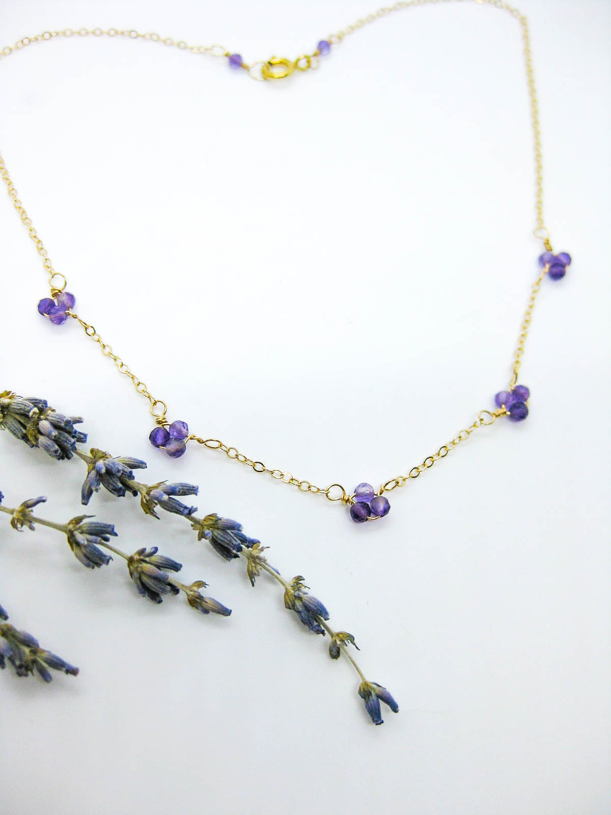 Hyacinth: Amethyst Choker - n520