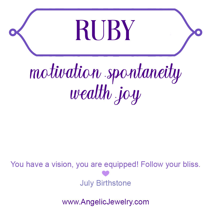 Lotus: Ruby Earrings - e667