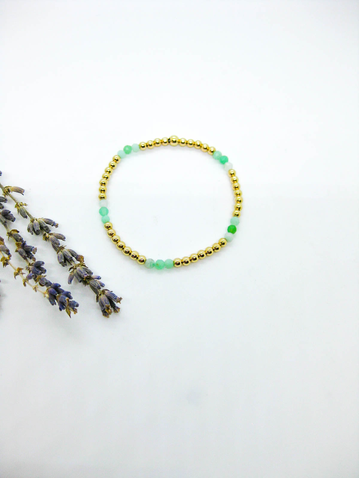 Juniper: Chrysoprase Stretch Bracelet