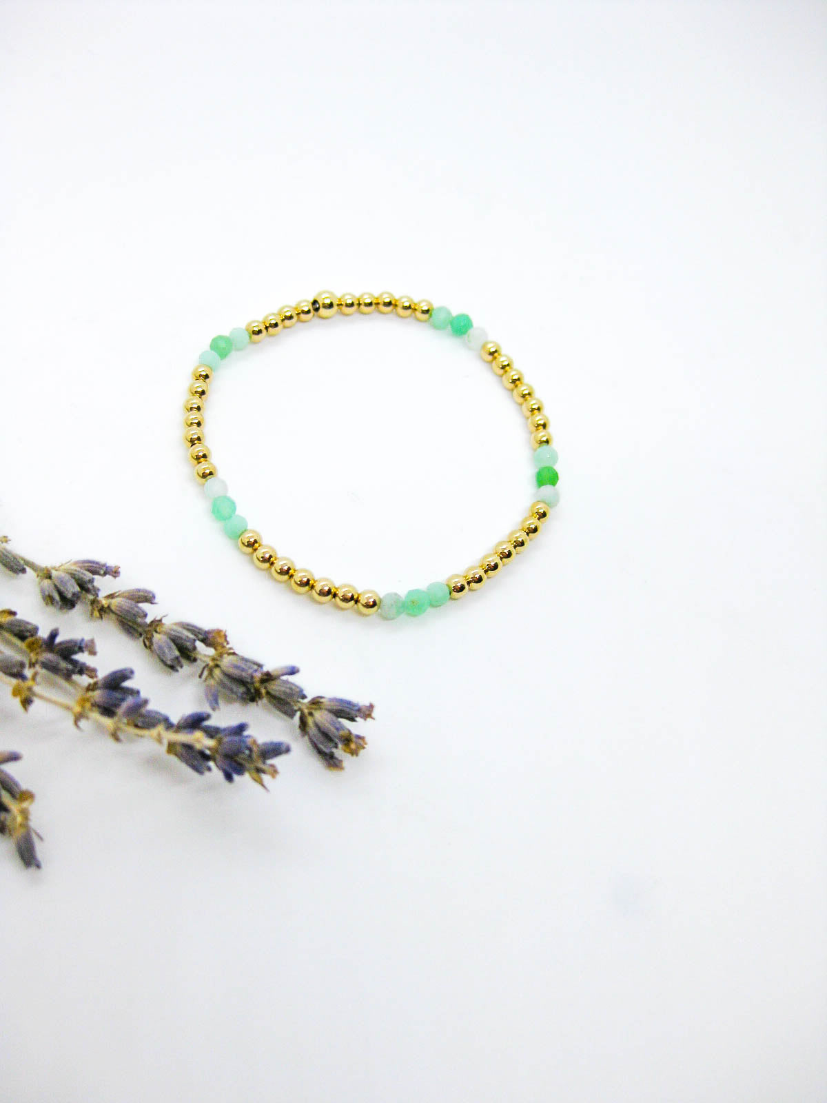 Juniper: Chrysoprase Stretch Bracelet