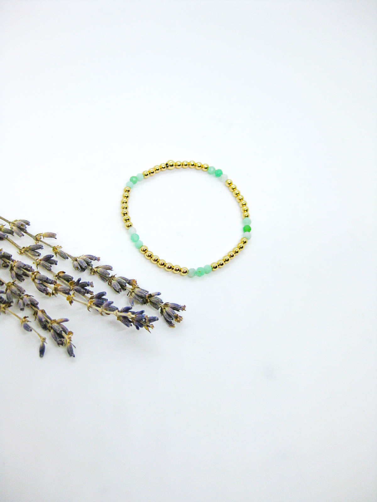 Juniper: Chrysoprase Stretch Bracelet