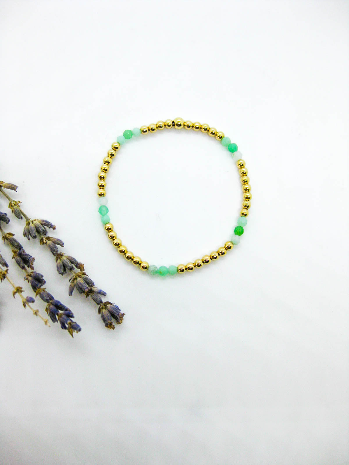 Juniper: Chrysoprase Stretch Bracelet