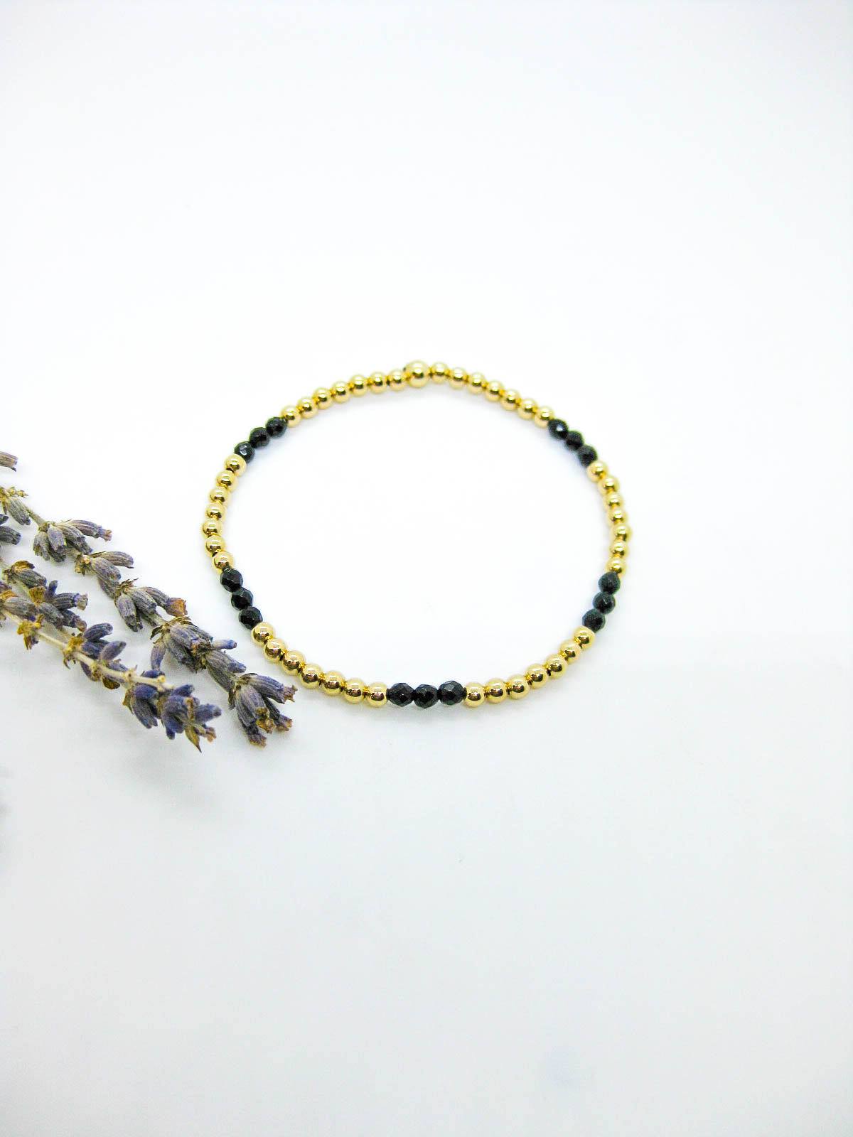 Juniper: Onyx Stretch Bracelet