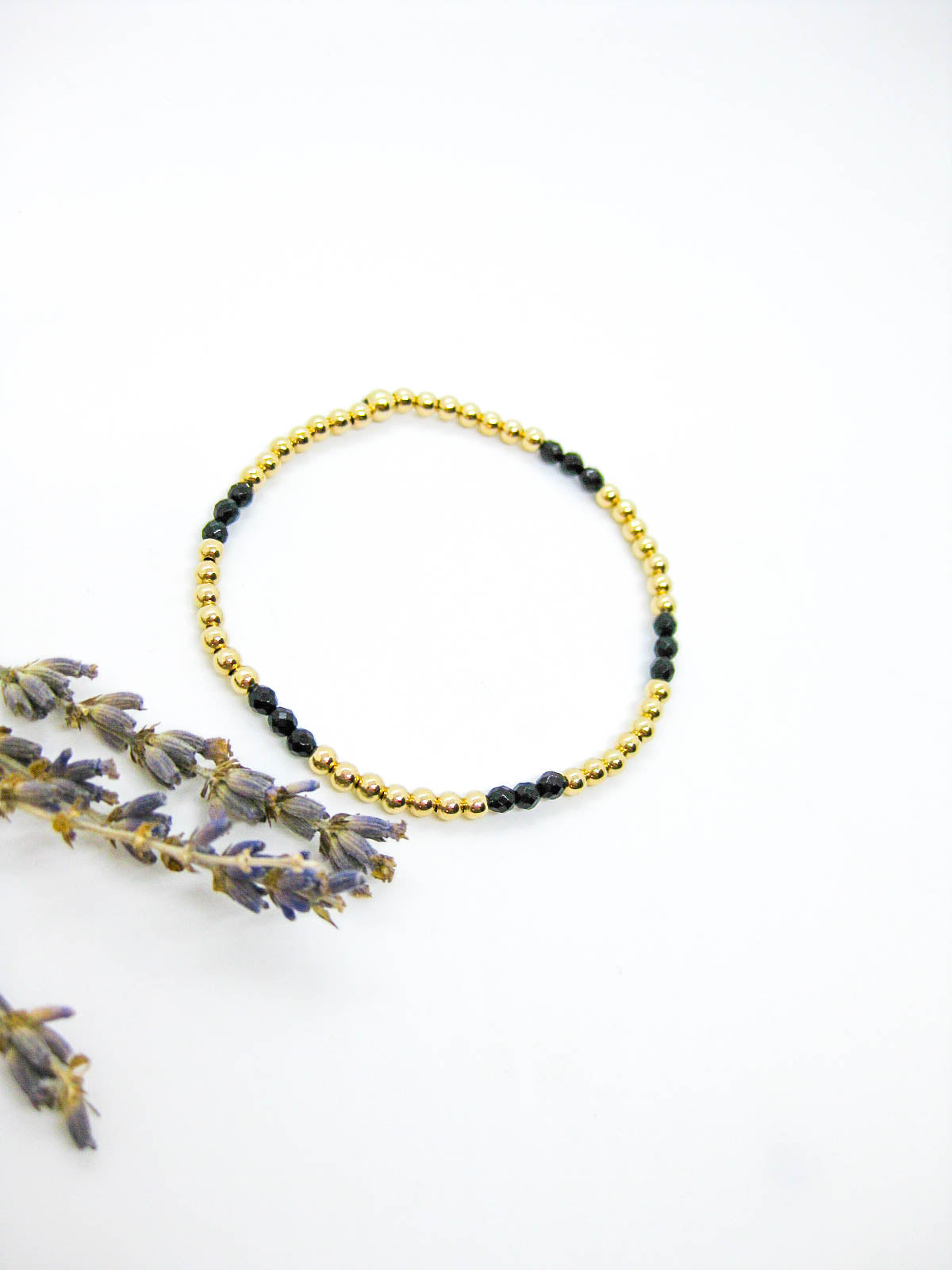 Juniper: Onyx Stretch Bracelet