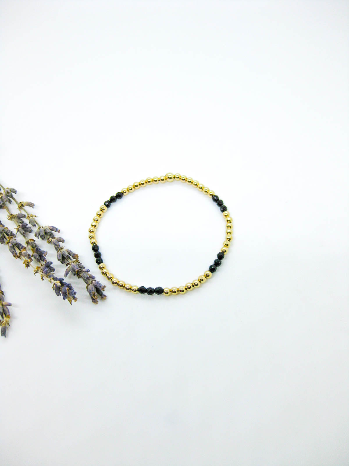 Juniper: Onyx Stretch Bracelet
