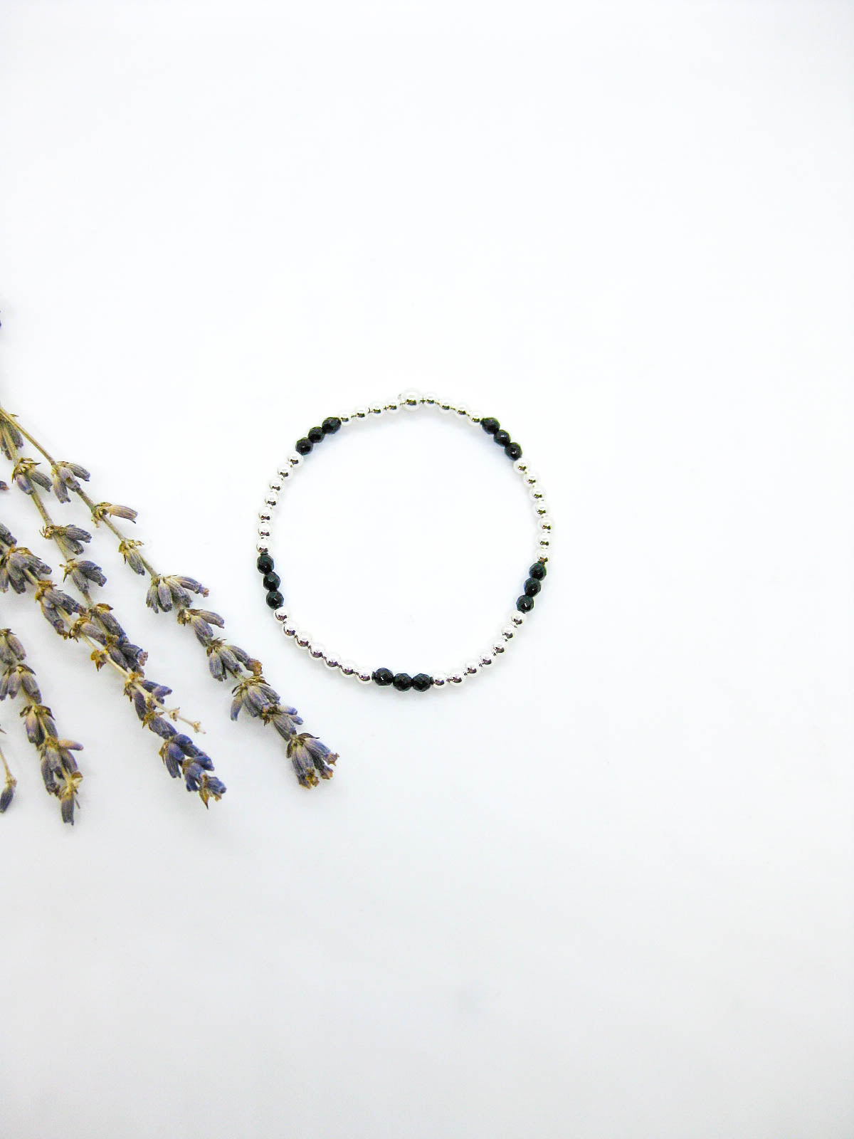 Juniper: Onyx Stretch Bracelet