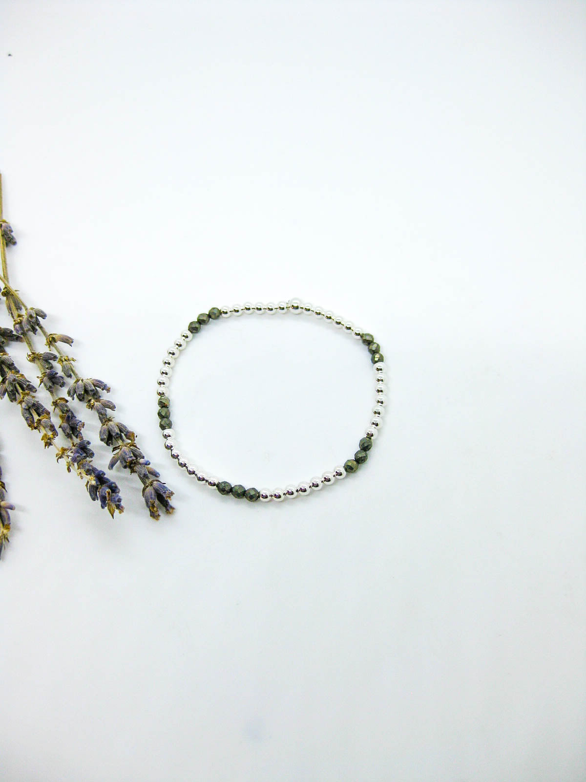 Juniper: Pyrite Stretch Bracelet