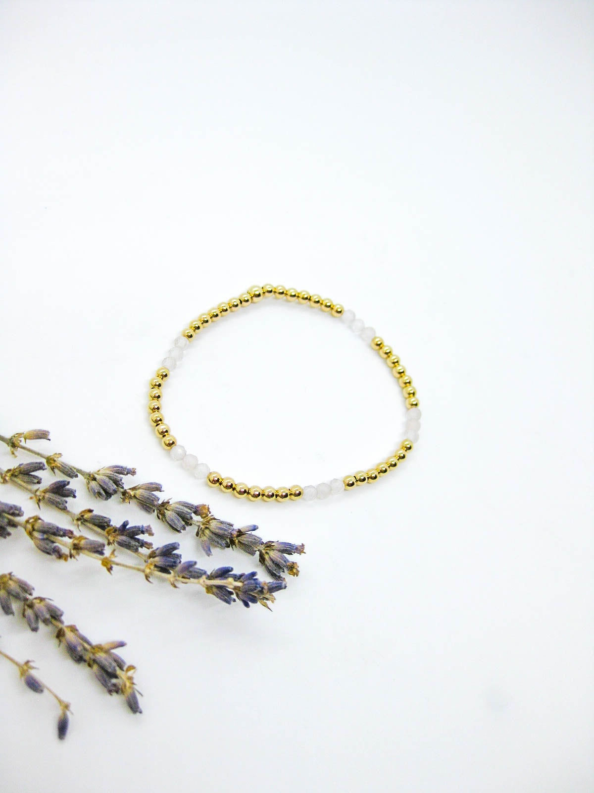 Juniper: Rose Quartz Stretch Bracelet