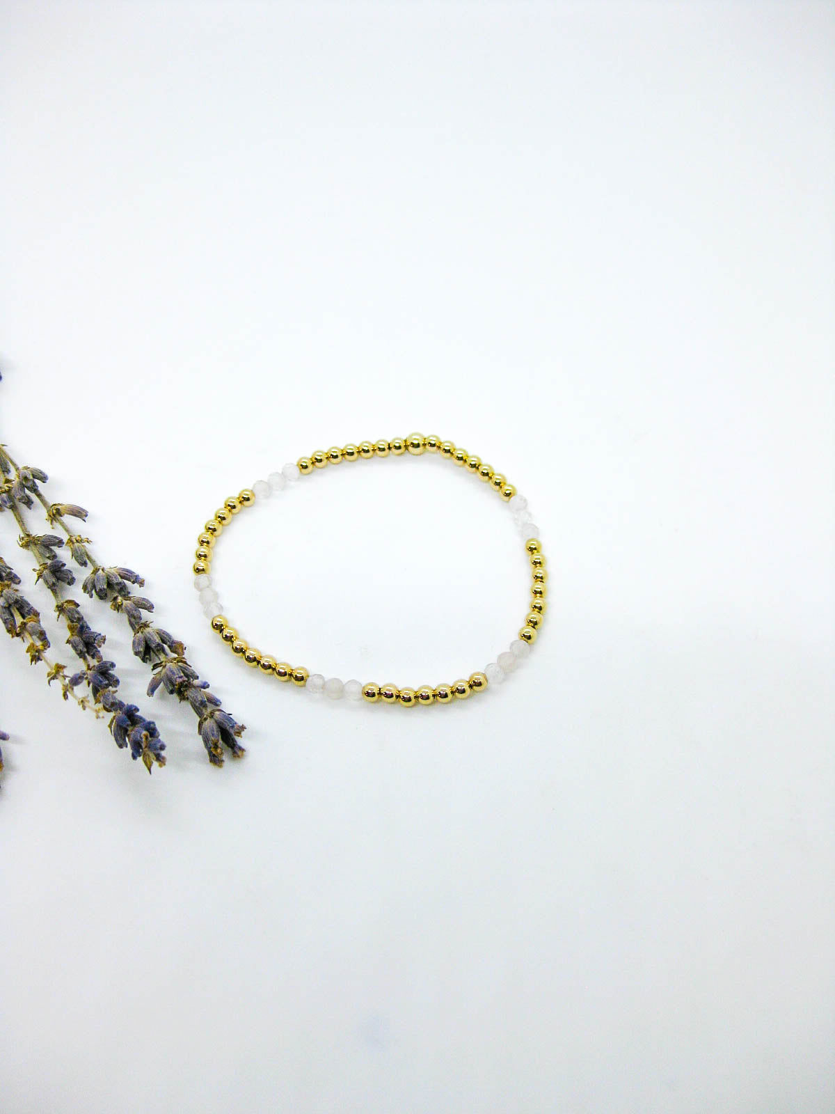 Juniper: Rose Quartz Stretch Bracelet