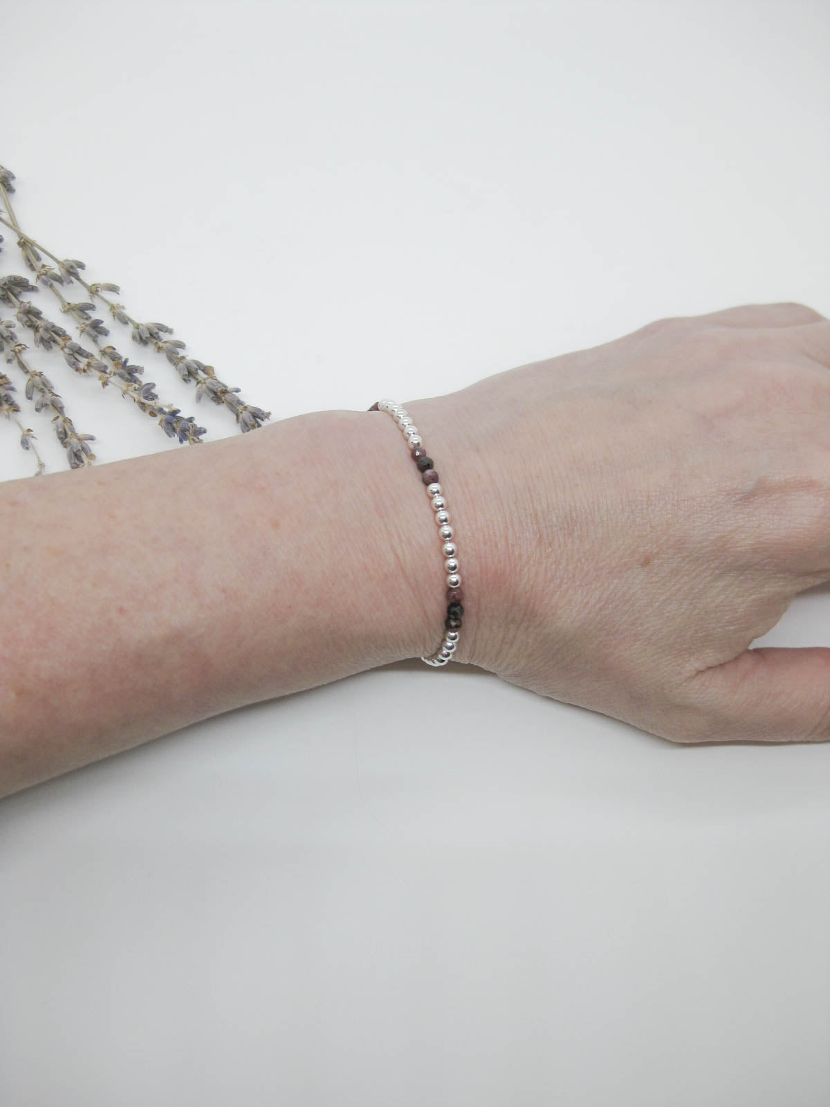Juniper: Ruby Stretch Bracelet