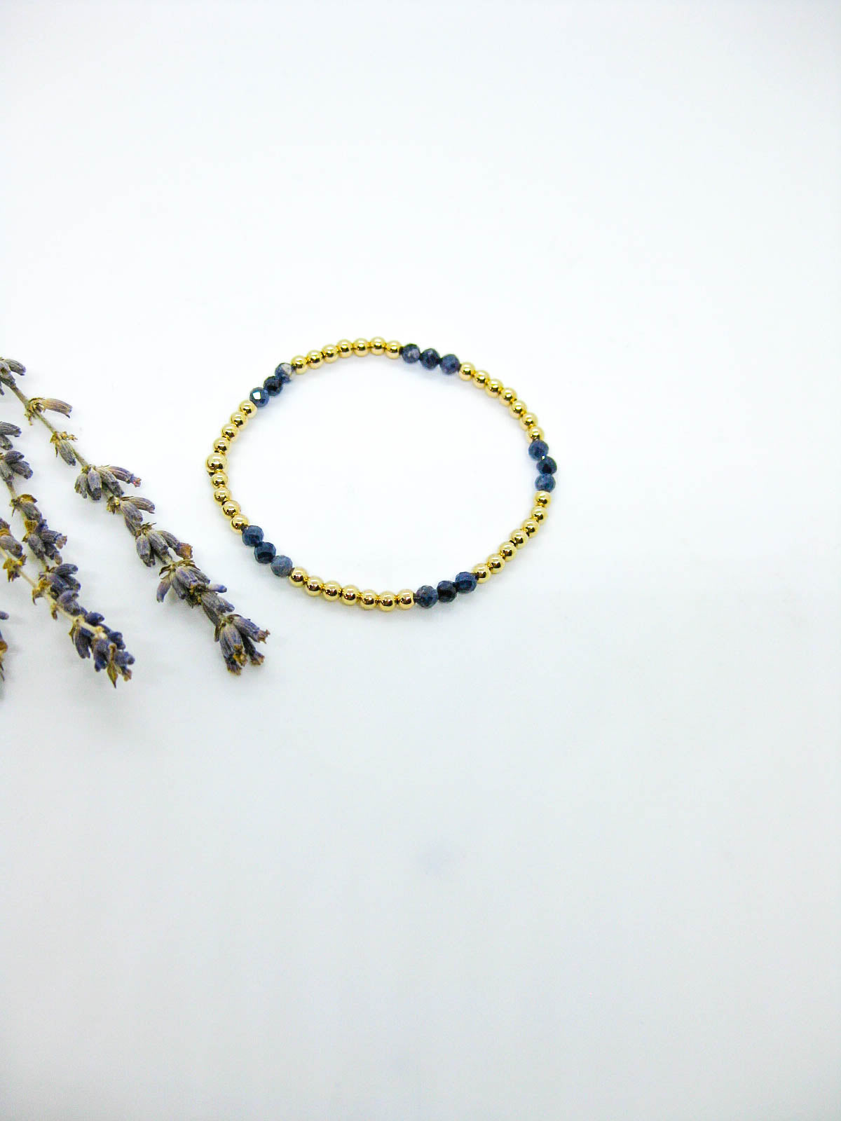 Juniper: Sapphire Stretch Bracelet