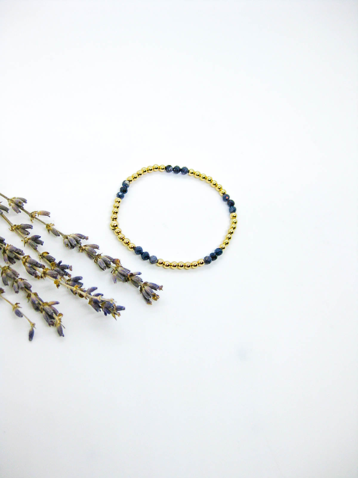 Juniper: Sapphire Stretch Bracelet