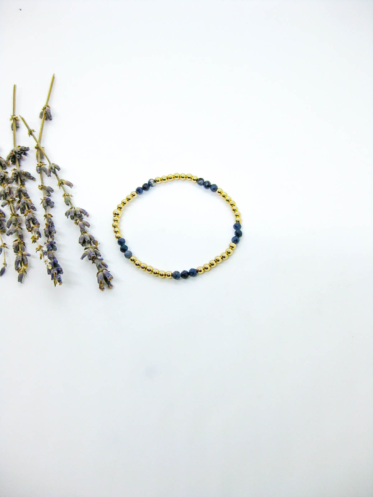 Juniper: Sapphire Stretch Bracelet
