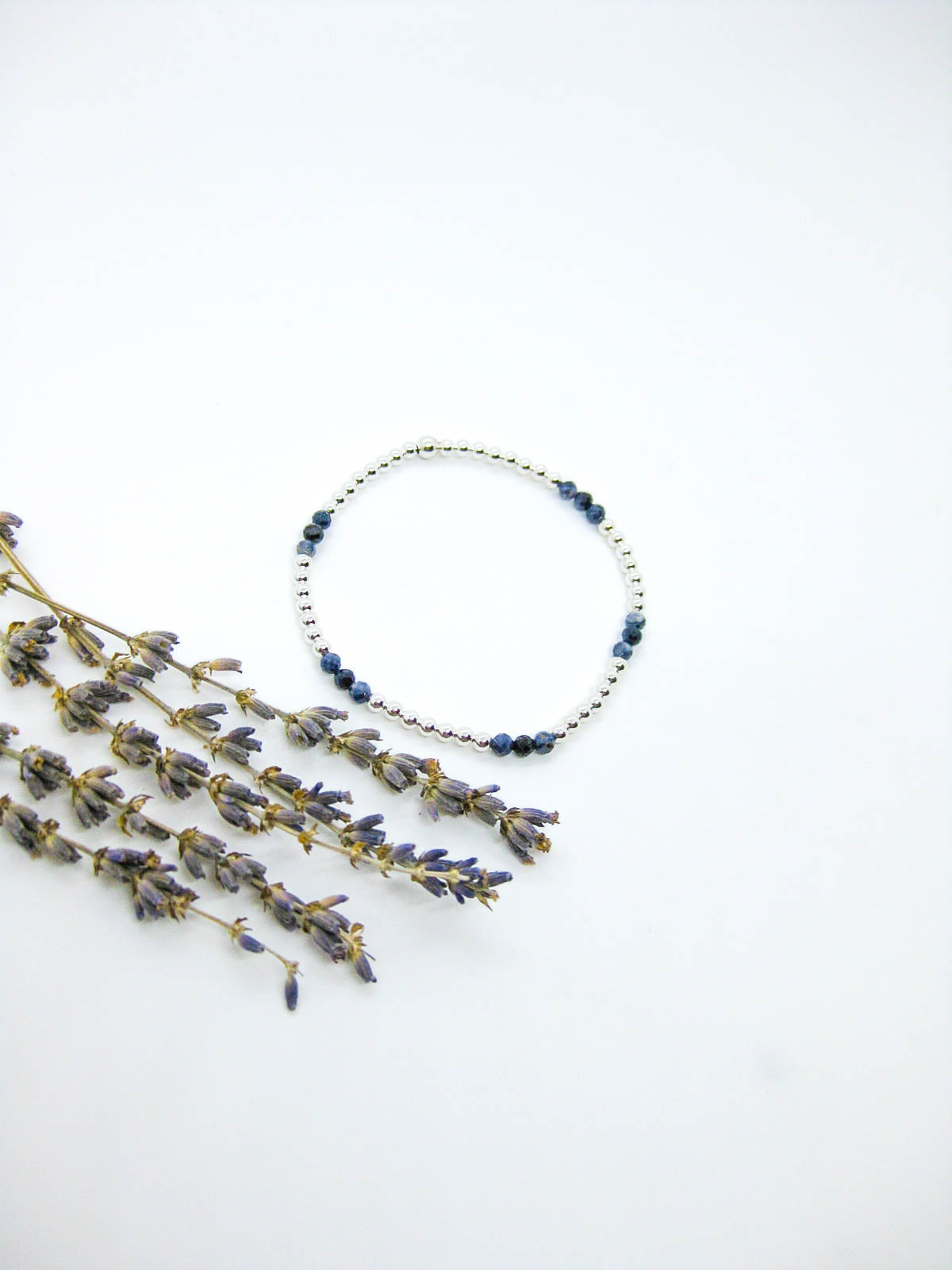 Juniper: Sapphire Stretch Bracelet