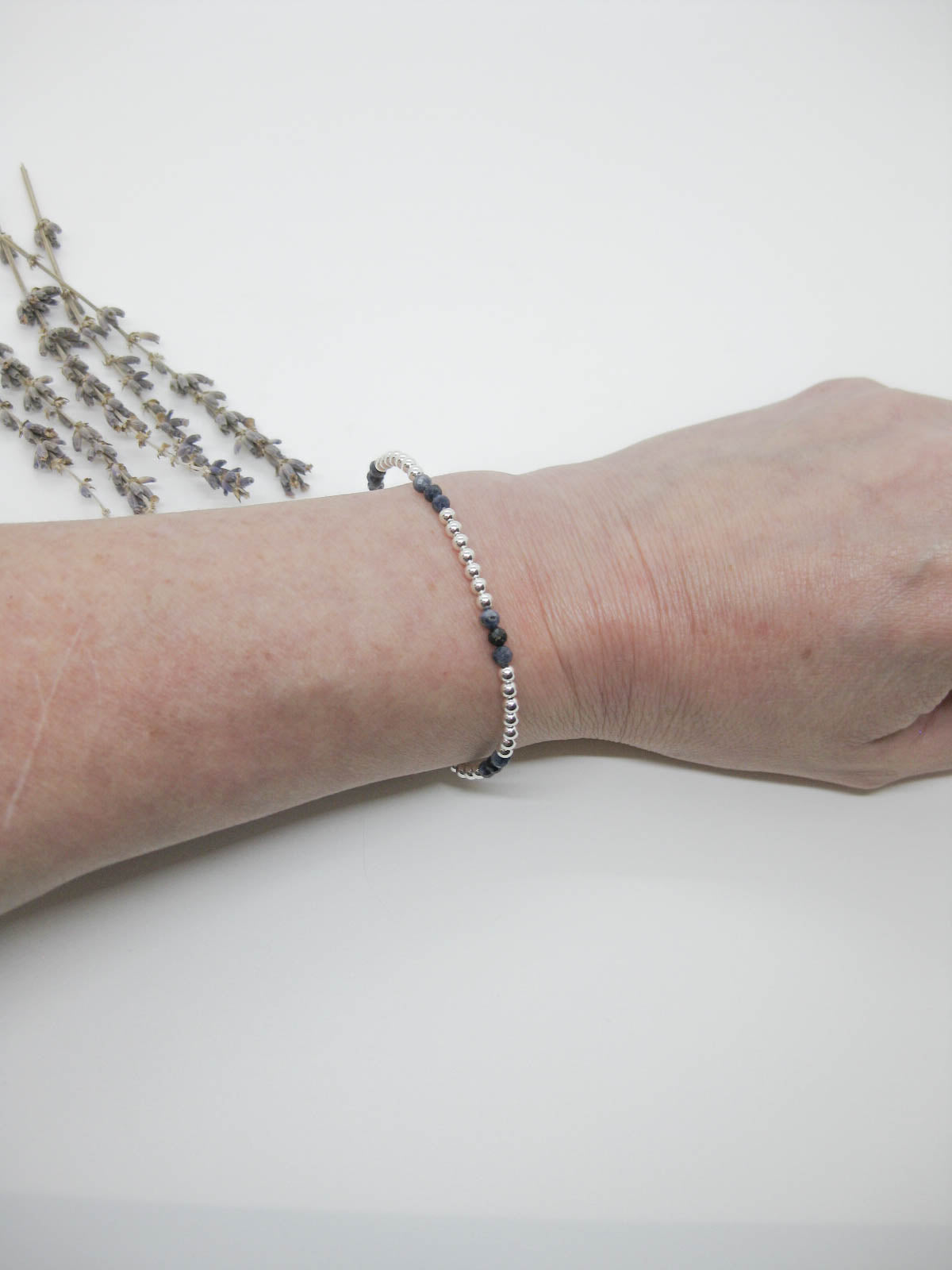 Juniper: Sapphire Stretch Bracelet