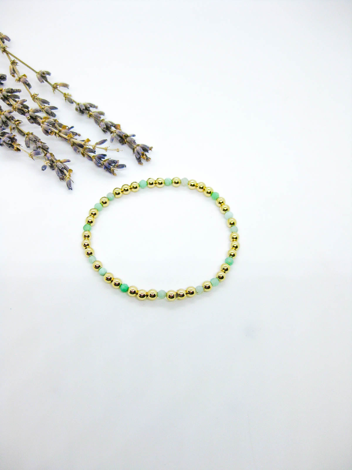 Sage: Chrysoprase Stretch Bracelet