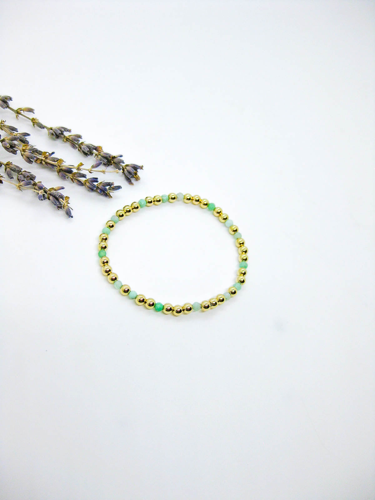 Sage: Chrysoprase Stretch Bracelet