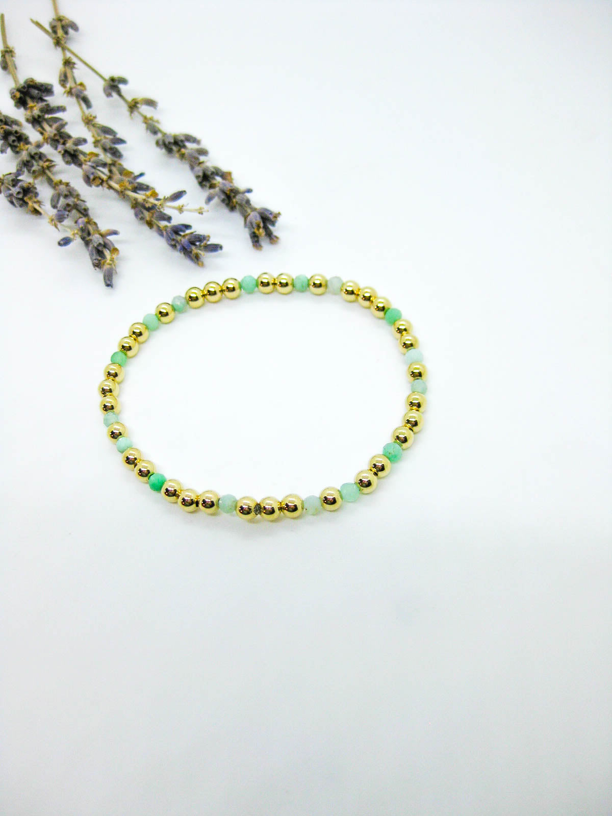 Sage: Chrysoprase Stretch Bracelet