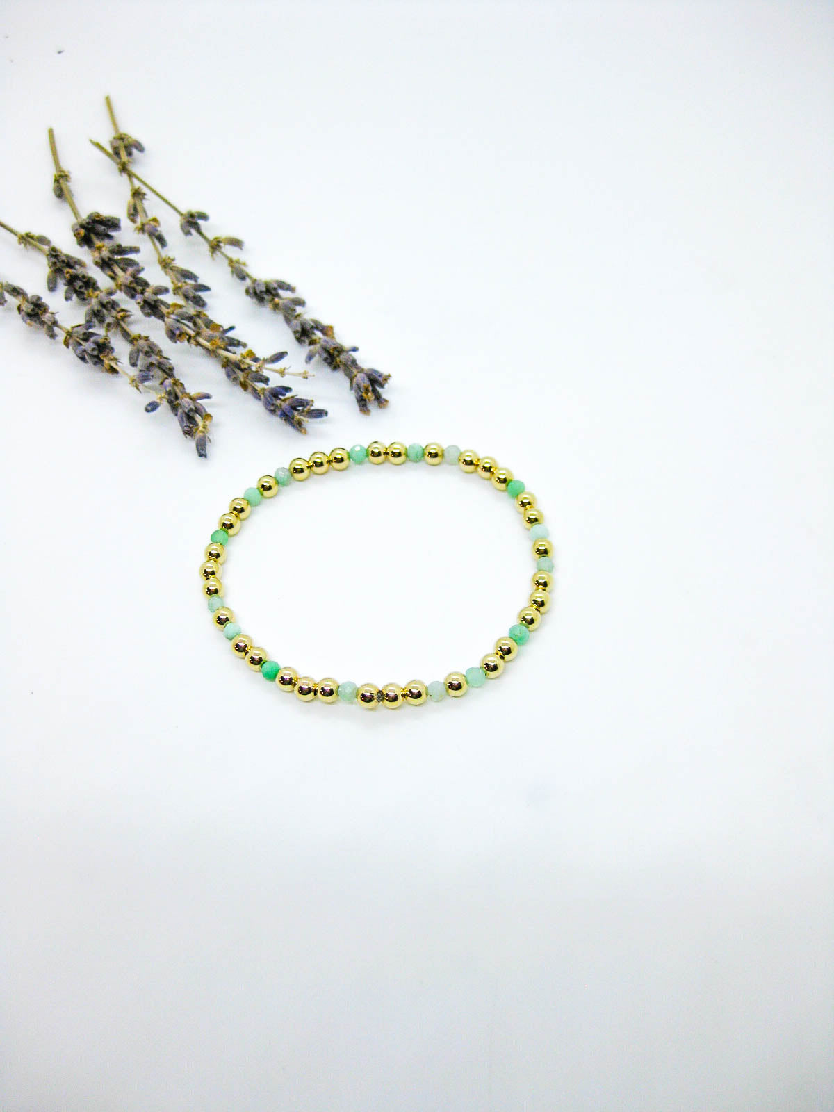 Sage: Chrysoprase Stretch Bracelet