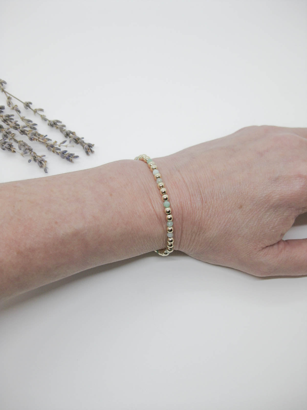 Sage: Chrysoprase Stretch Bracelet