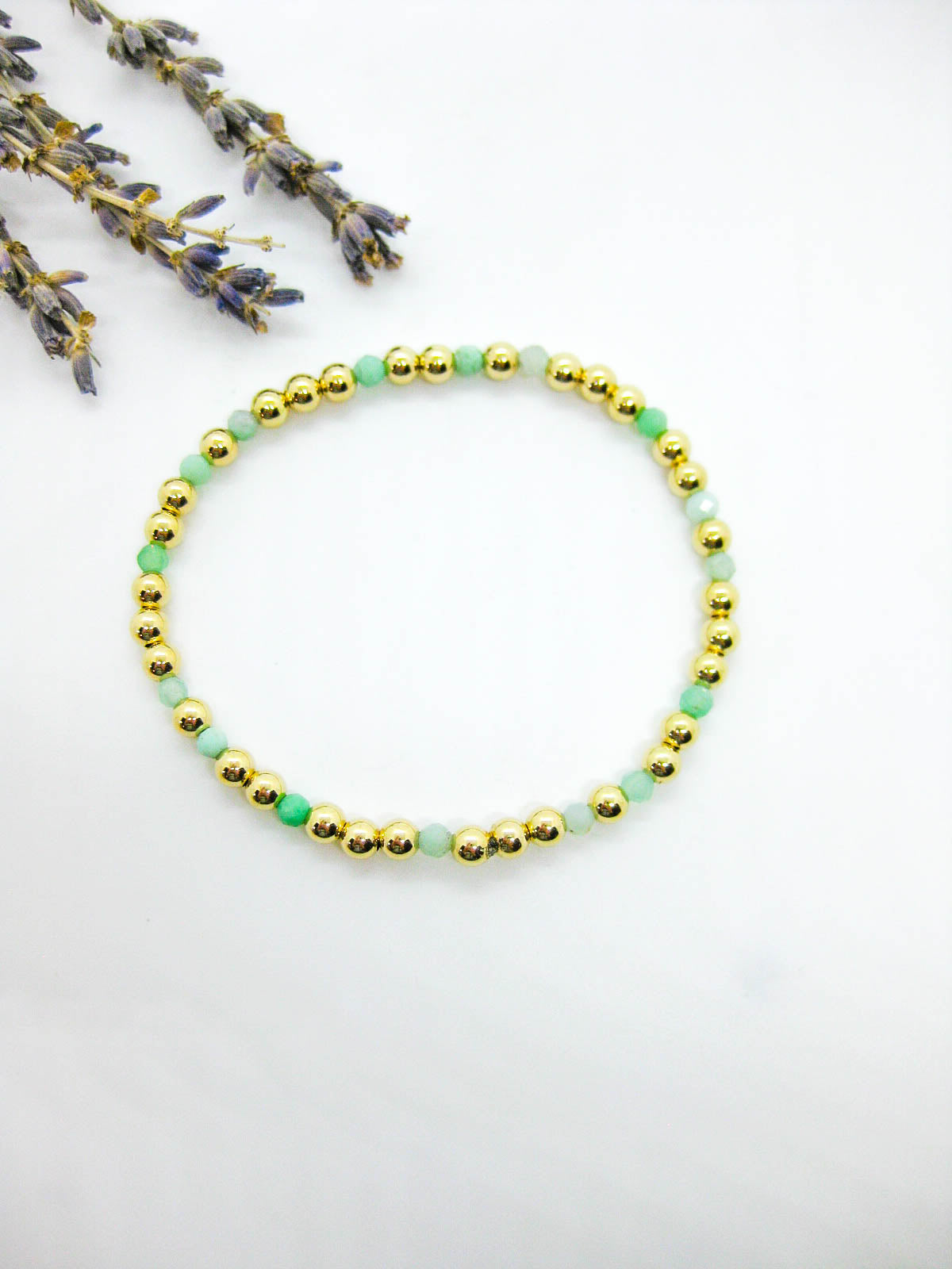 Sage: Chrysoprase Stretch Bracelet