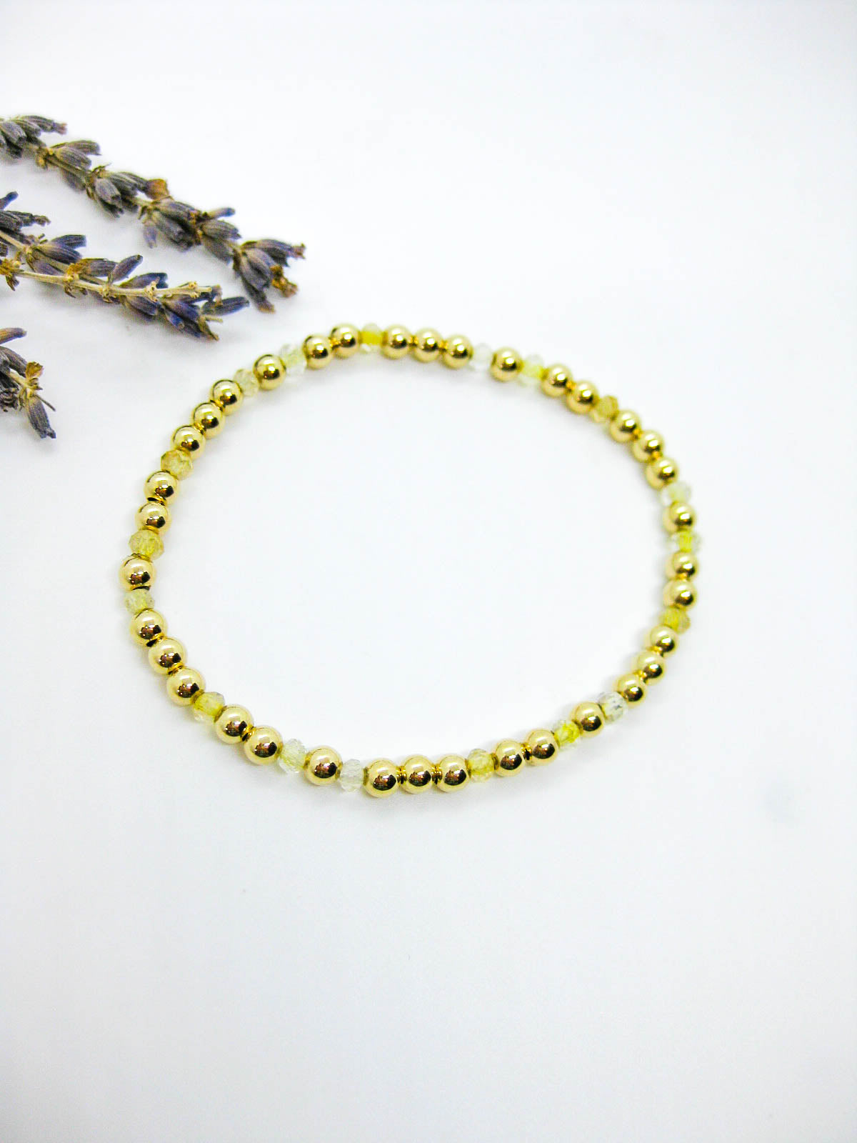 Sage: Citrine Stretch Bracelet