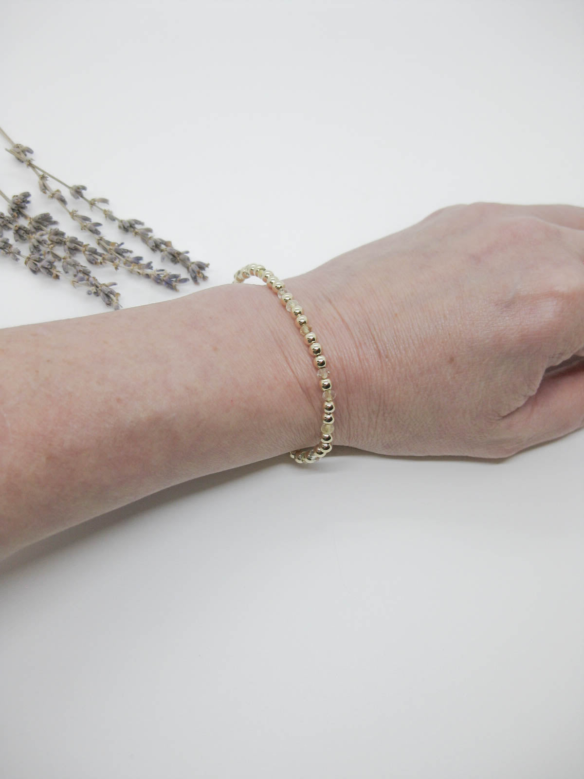 Sage: Citrine Stretch Bracelet