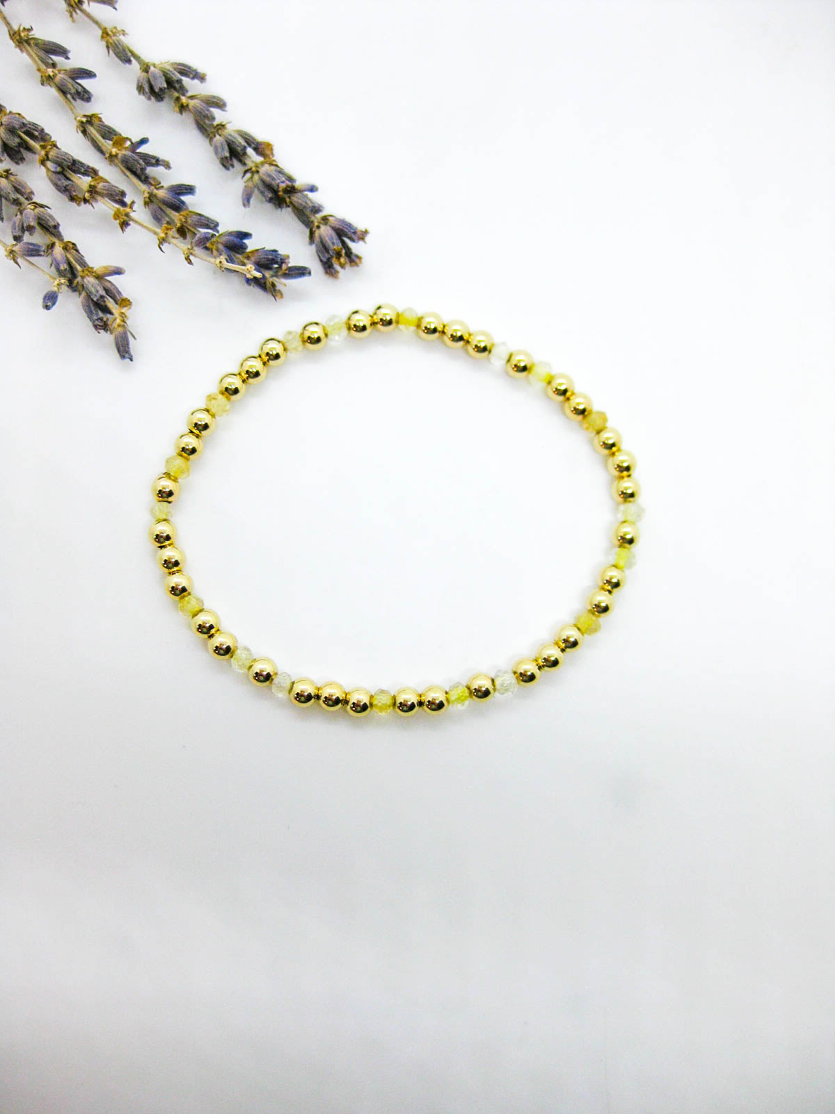 Sage: Citrine Stretch Bracelet