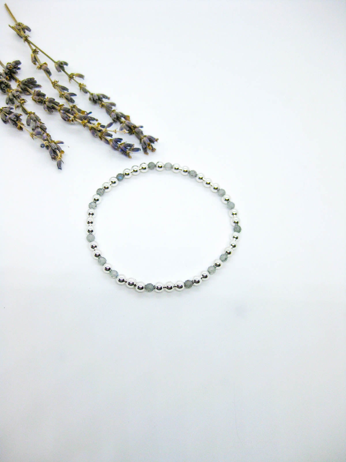 Sage: Labradorite Stretch Bracelet