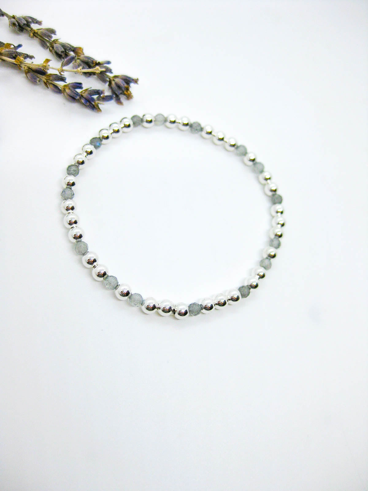 Sage: Labradorite Stretch Bracelet