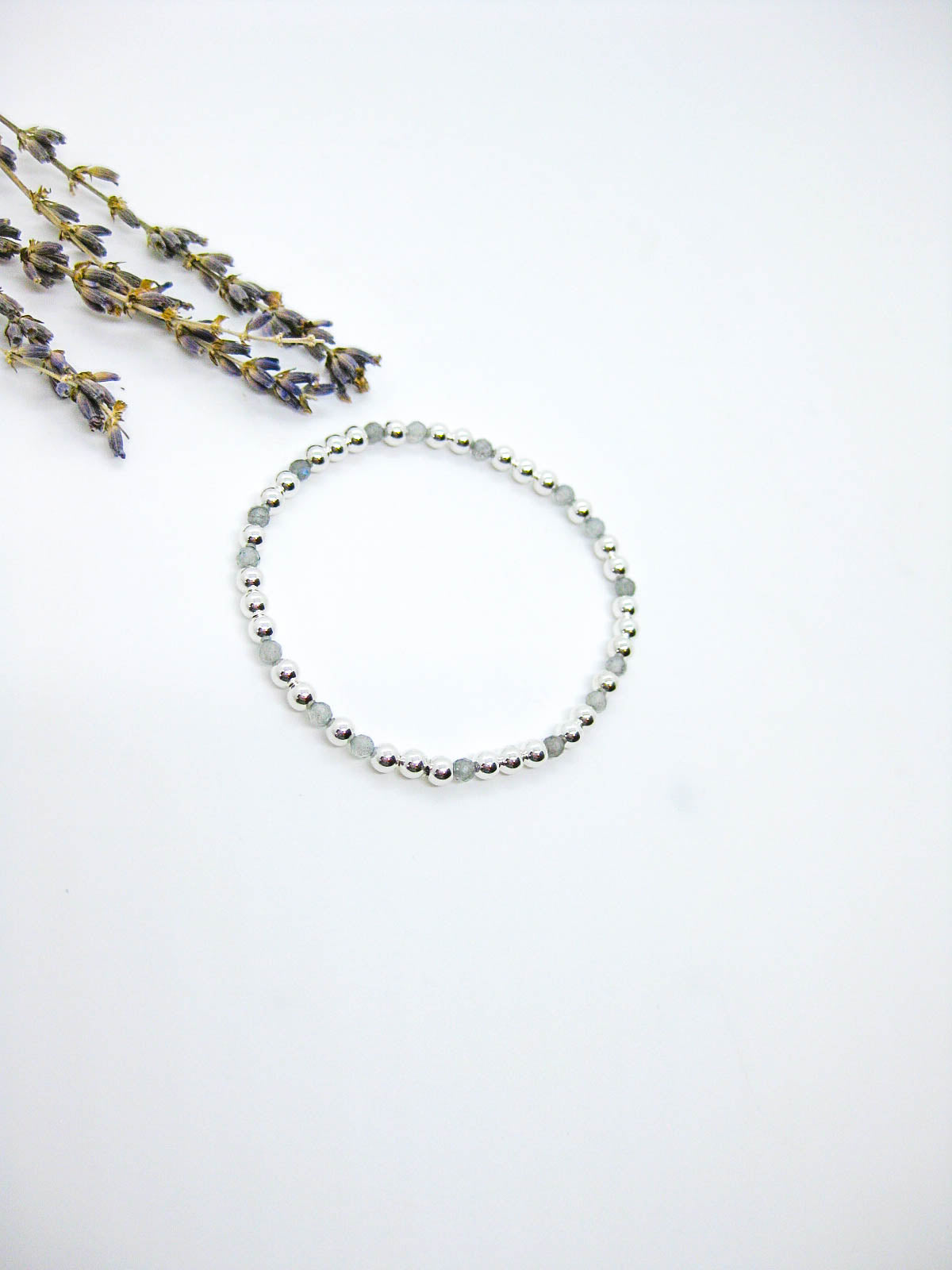 Sage: Labradorite Stretch Bracelet