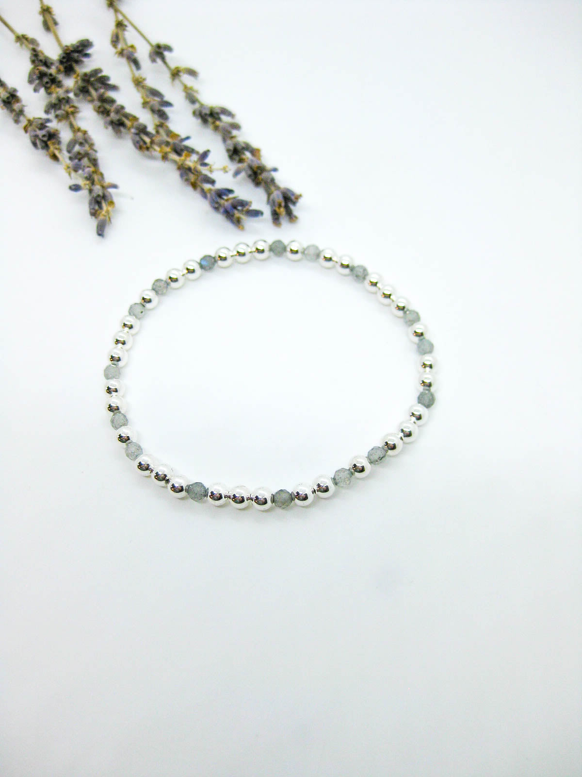Sage: Labradorite Stretch Bracelet
