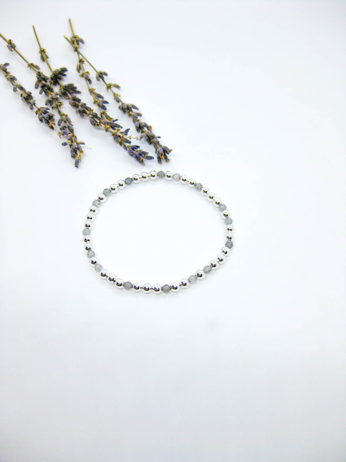 Sage: Labradorite Stretch Bracelet