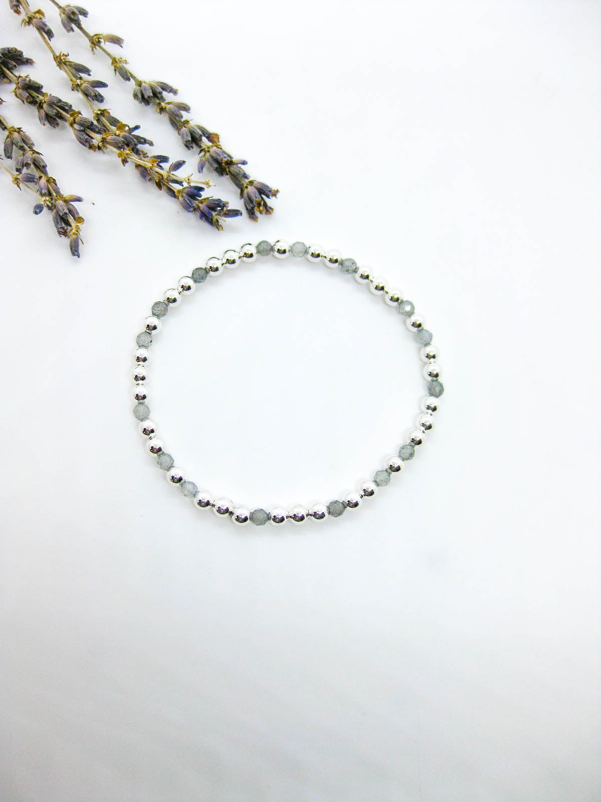 Sage: Labradorite Stretch Bracelet