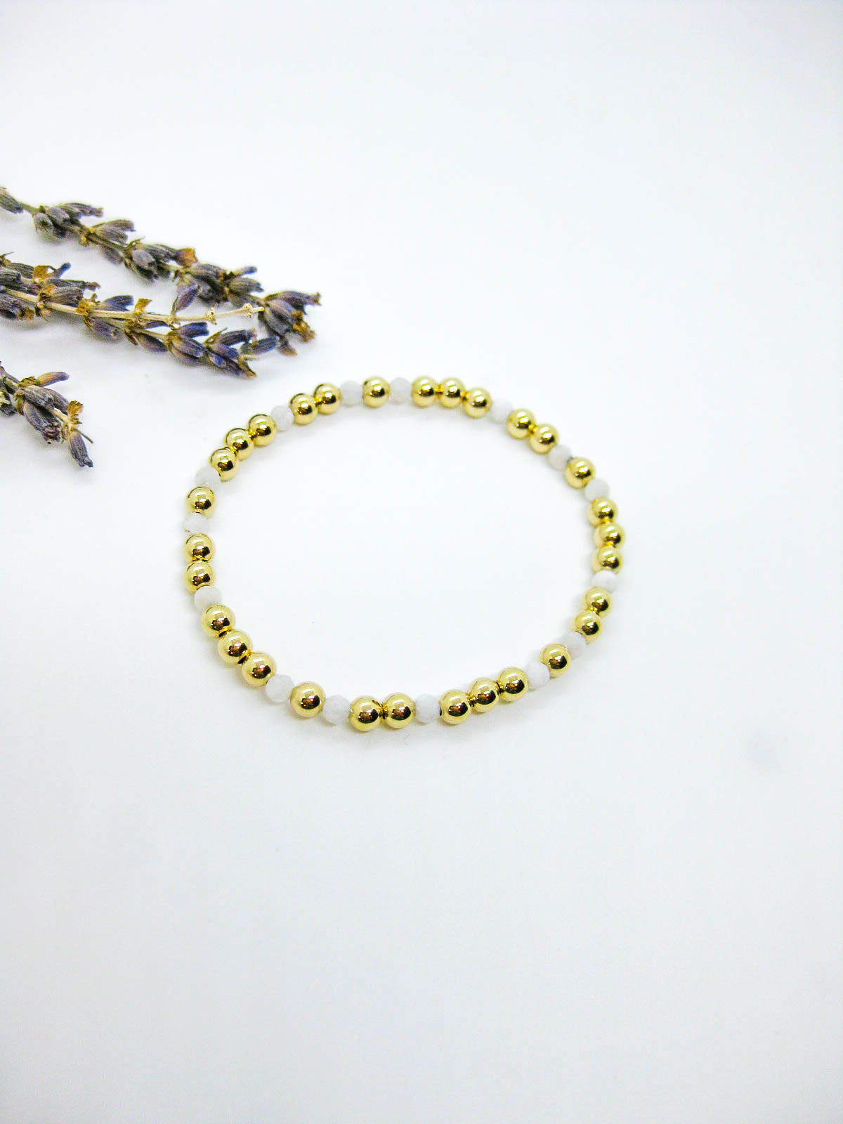 Sage: Moonstone Stretch Bracelet