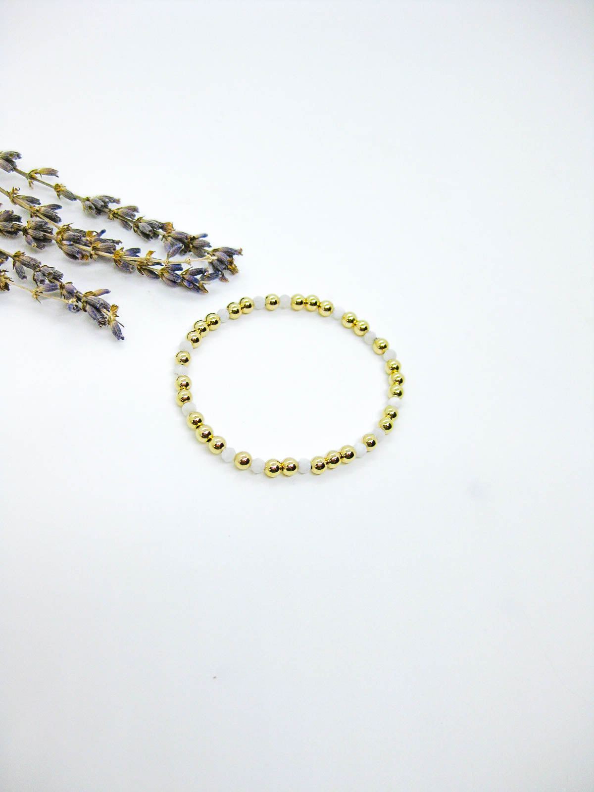 Sage: Moonstone Stretch Bracelet