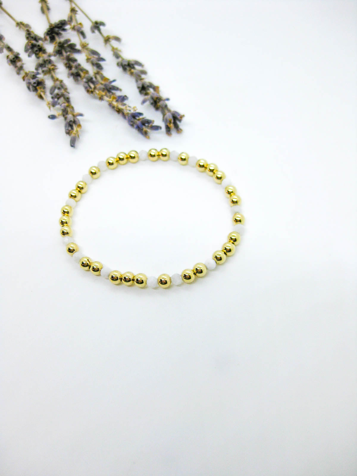 Sage: Moonstone Stretch Bracelet