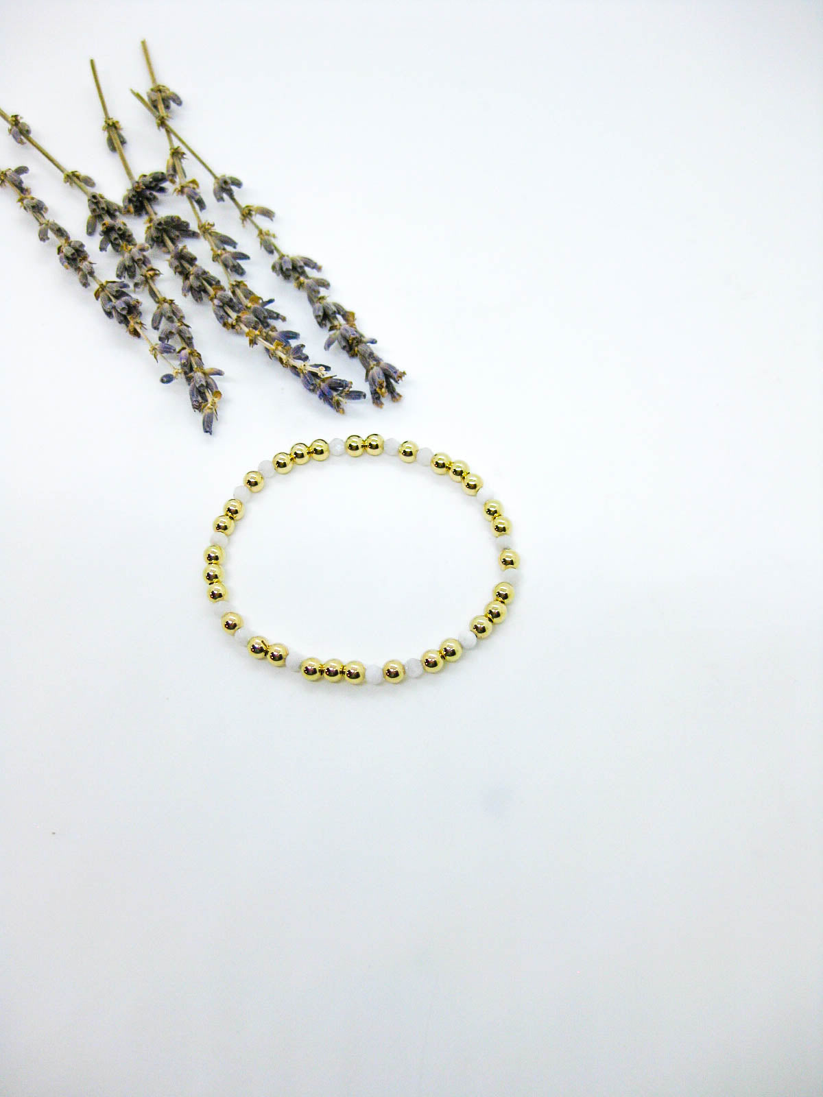 Sage: Moonstone Stretch Bracelet
