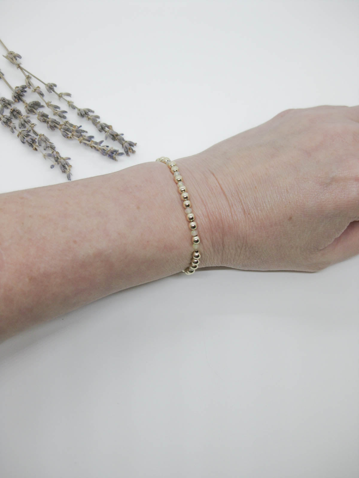 Sage: Opal Stretch Bracelet