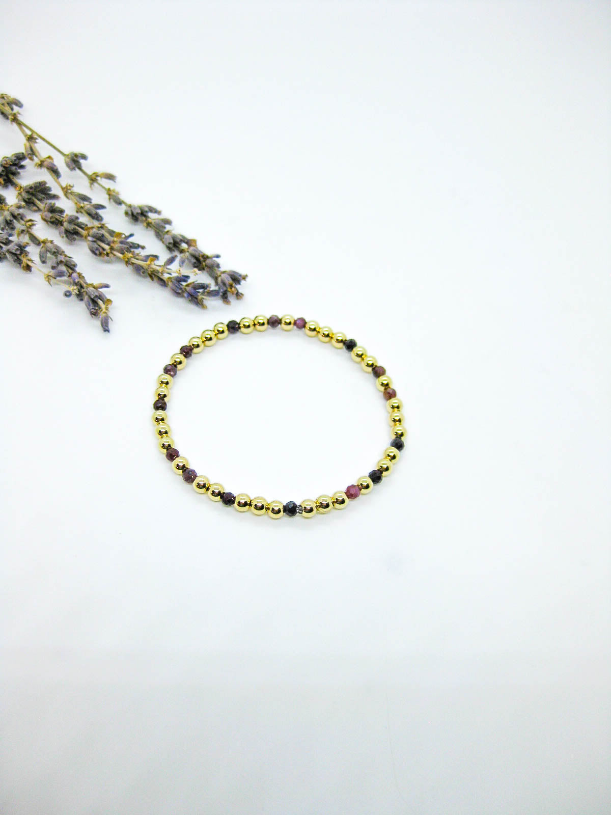Sage: Ruby Stretch Bracelet