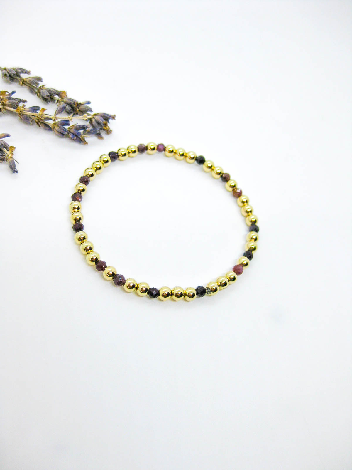 Sage: Ruby Stretch Bracelet