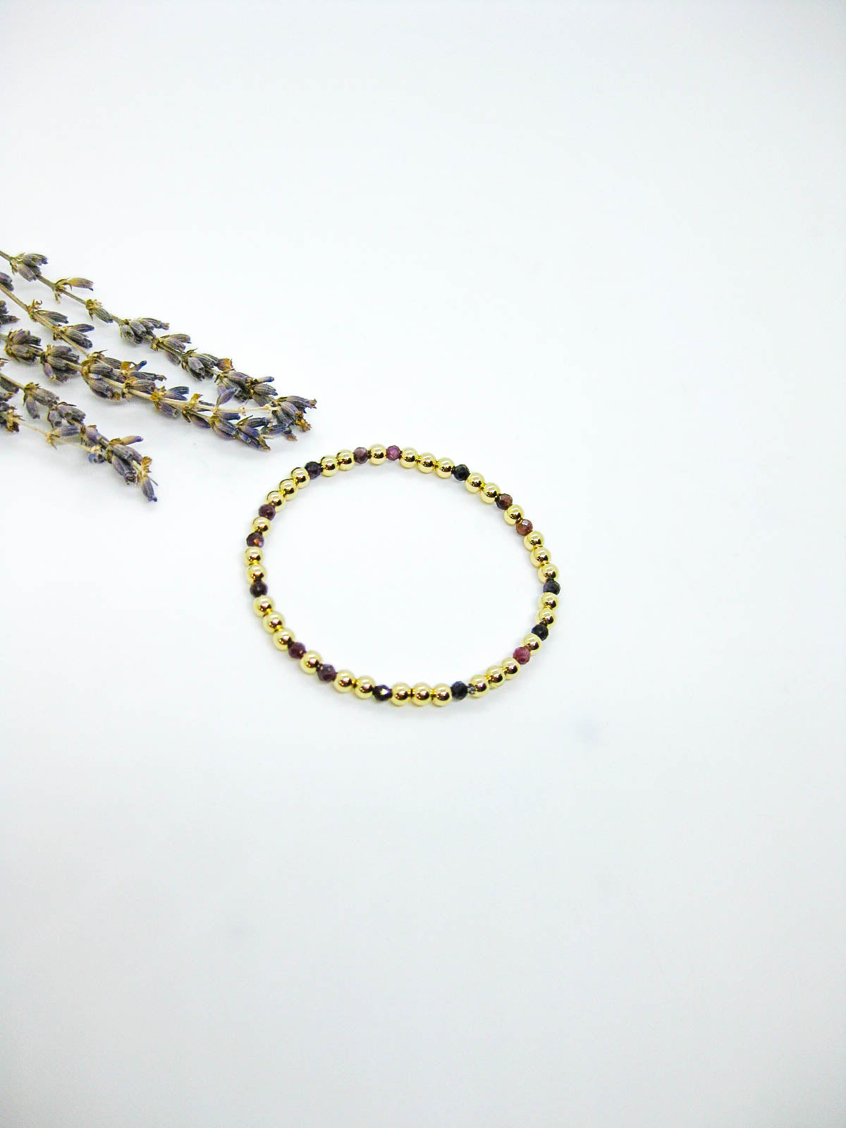 Sage: Ruby Stretch Bracelet