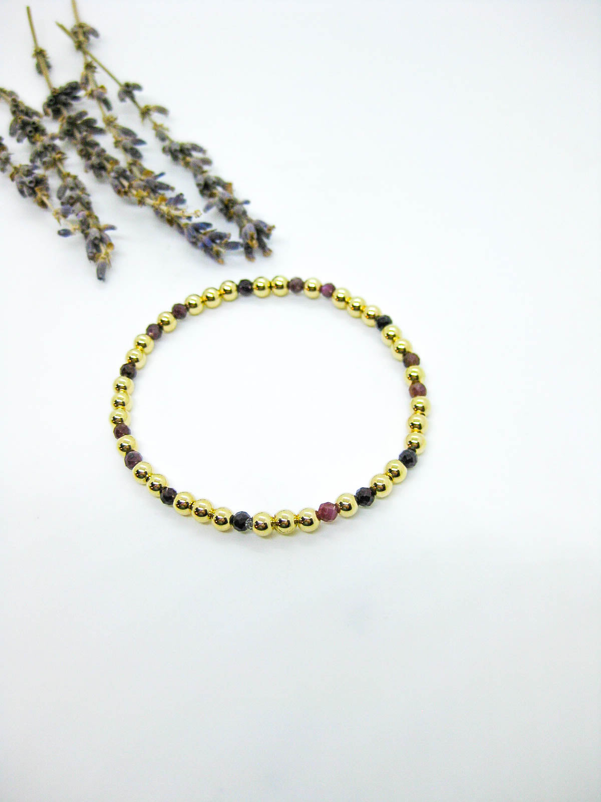 Sage: Ruby Stretch Bracelet