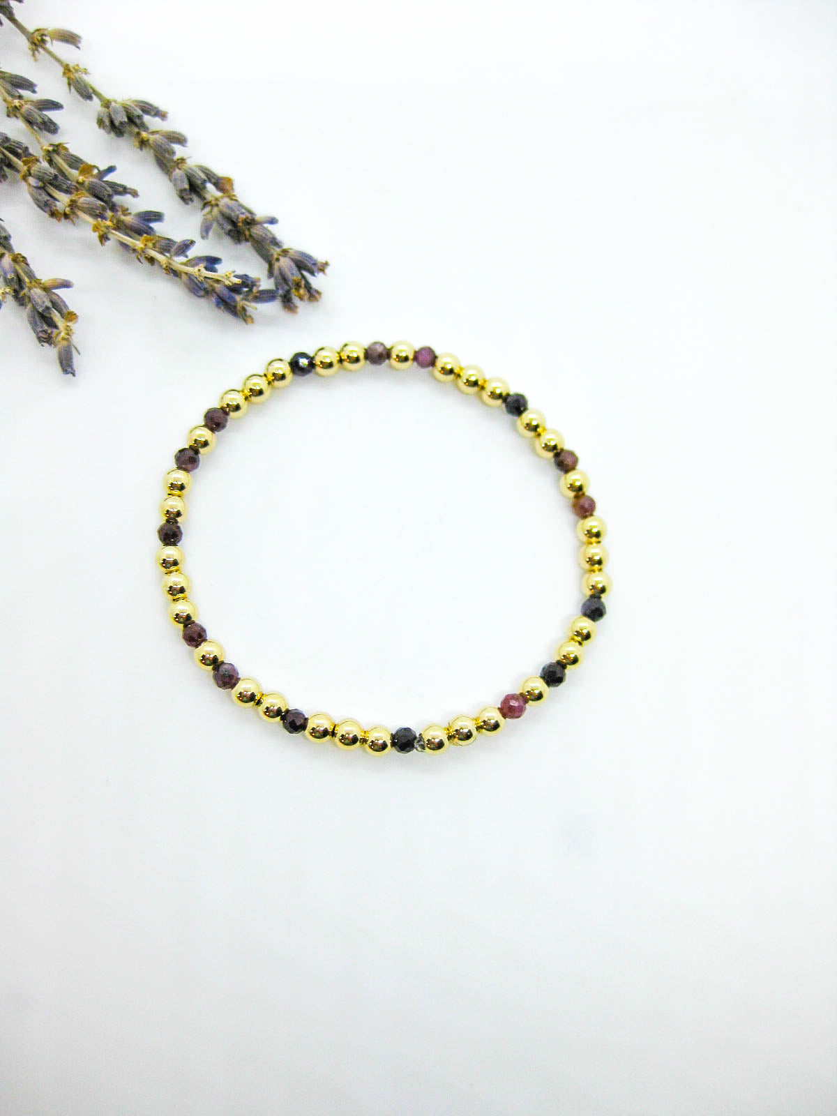 Sage: Ruby Stretch Bracelet