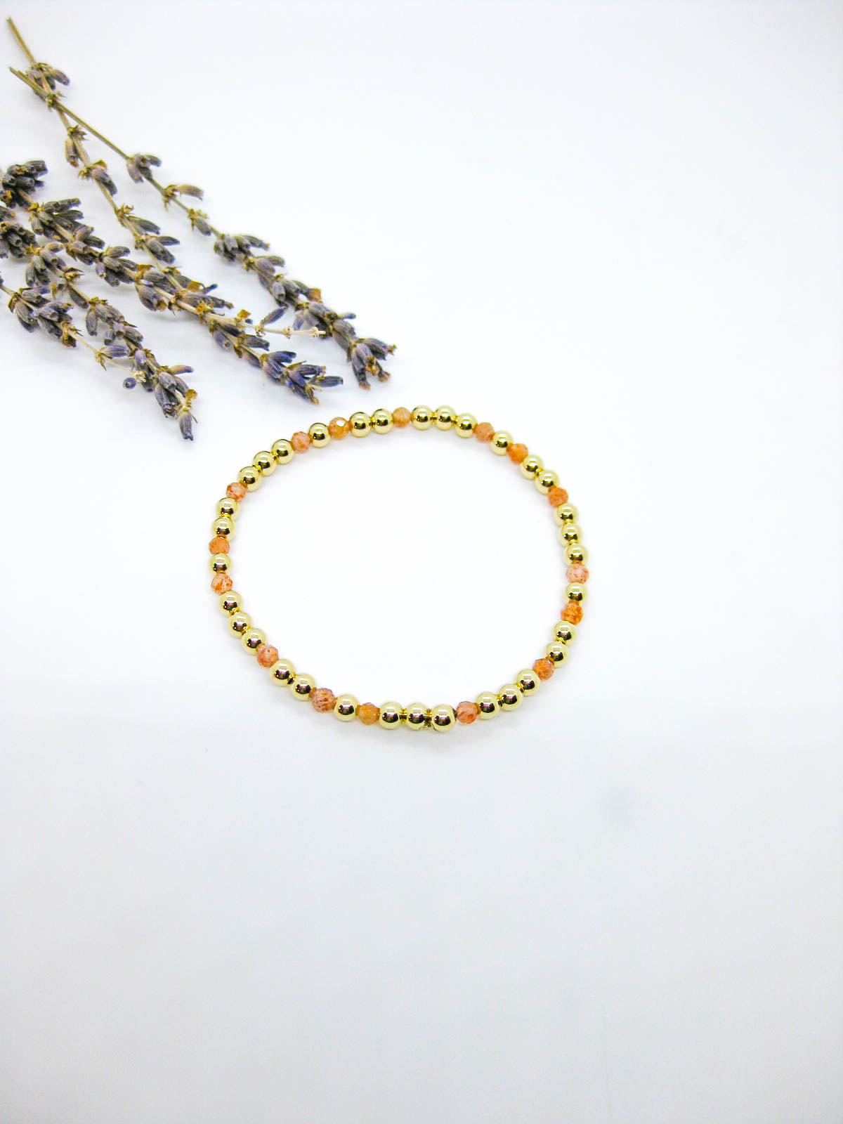 Sage: Sunstone Stretch Bracelet