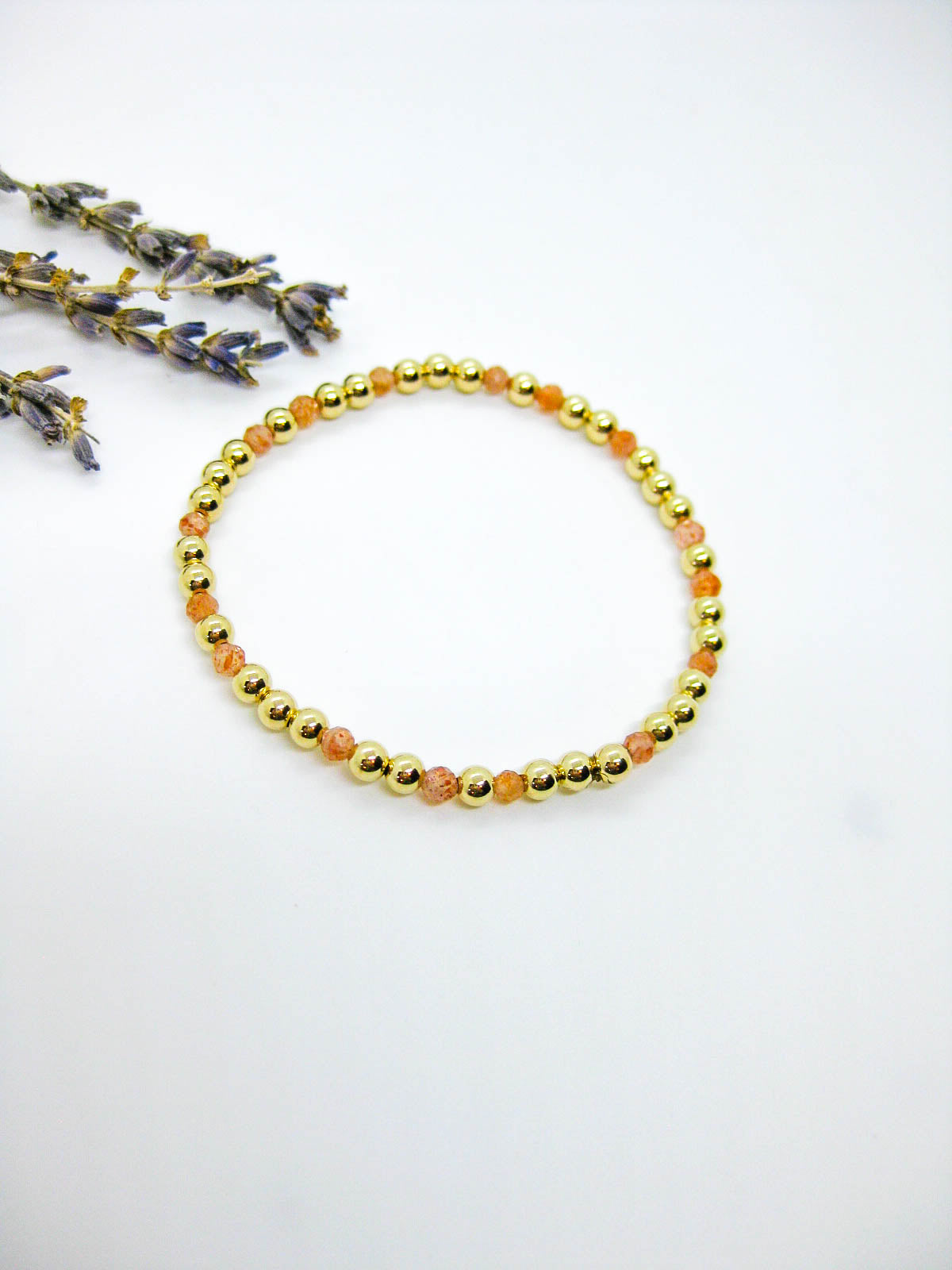 Sage: Sunstone Stretch Bracelet