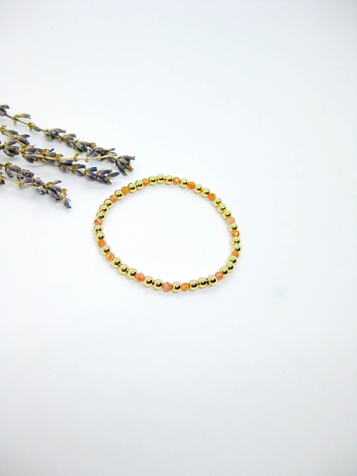 Sage: Sunstone Stretch Bracelet